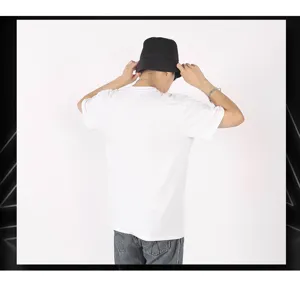 Men's casual solid white short sleeve t-shirt basic summer top comfortable daily wear detail view