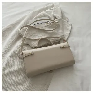 Retro PU lederen dames schoudertas casual mode crossbody handtas detailweergave