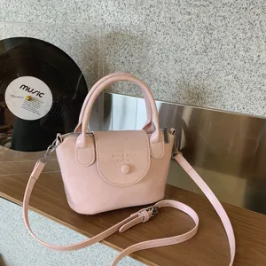 Γυναικείο Δερμάτινο Τσαντάκι PU Casual Commuting Shoulder Crossbody Bag με Χαριτωμένο Κρεμαστό Κομψή Τσάντα Χεριού