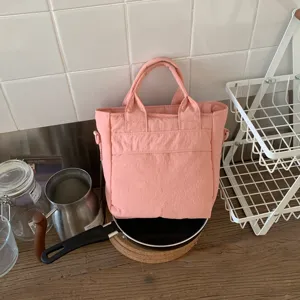 Casual Woon-werkverkeer Canvas Emmetas Vrouwen Mode Handtas Lichtgewicht Dagelijkse Multicolour Schoudertas