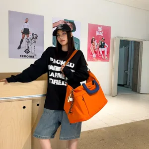 Borsa da Viaggio di Grande Capacità Impermeabile Leggera Borsa Weekender Con Scomparto Scarpe Per Donne Uomini