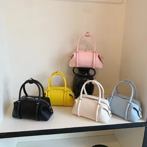 Bolso de almohada informal de nicho coreano para mujer bolsa de mano moderna de verano.