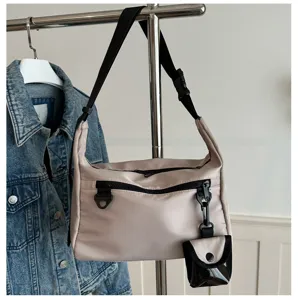 Japanese minimalist nylon messenger bag casual fashion versatile shoulder crossbody bag women