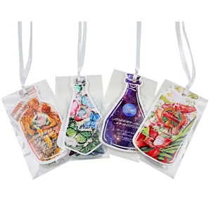 Bottle world series decorative sticker packs with botanical, butterfly, starry and mushroom themes.