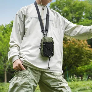 Outdoor tactical cross-body phone bag small shoulder pouch multifunctional hiking camping bag