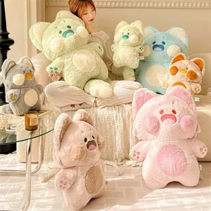Lindo gato Dudu peluche suave muñeca cojín acogedor regalo lindo para niños