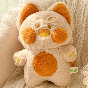 Lindo peluche gato muñeca juguete suave almohada ángel esponjoso regalo cumpleaños