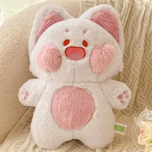 Hermoso peluche de gato suave muñeca animal de peluche almohada para regalo de cumpleaños