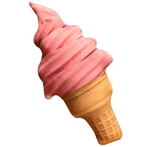 Cute ice cream cone plush pillow soft stuffed toy for kids girls gift home decor room sweet design
