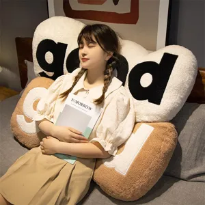 Creative letter plush pillow soft sleeping cushion for sofa bed cozy bedroom home decor item