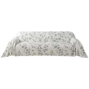 Ice silk cream style sofa cover summer cooling sofa cushion for living room home decor