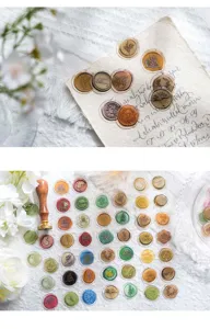 Vintage fire paint epoxy irregular stickers for journaling craft scrapbooking DIY decoration.