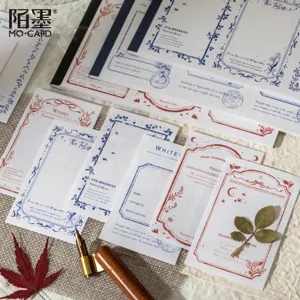 Momo serie foresta di campo notes adesivi INS piante journaling blocchetti memo decorativi