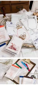 Magnifique carnet de notes vintage et papier matériel pour scrapbooking et collage.