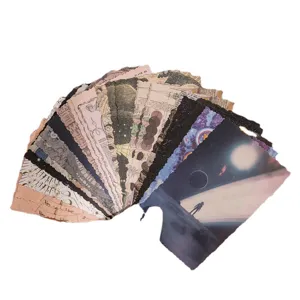 Conjunto de papel decorativo vintage para scrapbooking, hojas de material DIY de encaje.