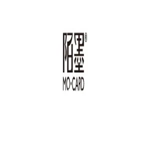 MO-CARD brand logo detail image for decorative sticker books and DIY craft stationery.