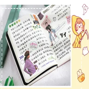 Λεπτομερής προβολή vintage σετ αυτοκόλλητων washi για scrapbooking και διακοσμητικά υλικά.