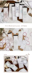Details of border series memo pad for journaling, aesthetic scrapbook decorative sticker.