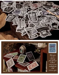 Set apo autokillita vintage styl, grammosima kai palia antikeimena scrapbooking.