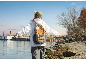 Sac à dos d'extérieur à cordon minimaliste, grand sac de voyage sport et randonnée étanche