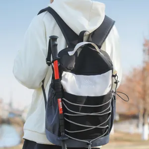 Sac a dos de loisirs de plein air cordon grande capacite randonnee voyage sport ecole