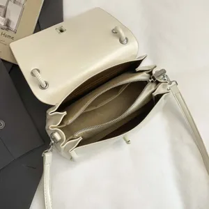 Minimalistische einfarbige Umhaengetasche modische casual Crossbody Tasche für Damen