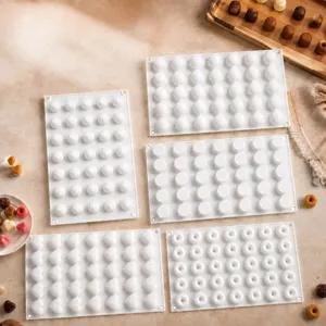 Mehrkammer Silikon Schokoladenform DIY Backen Kuchenformen Antihaftbeschichtet Fondant Süßigkeiten Gelee Keks Form Küche Backwerkzeuge