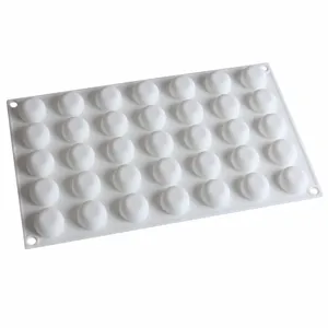 35-Hohlraum Silikon Schokoladenform Runde Backform Kuchendekoration Werkzeug DIY