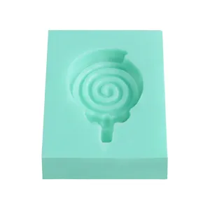 Silicone lollipop mold for baking DIY, flexible candy chocolate mold for cake decorating.