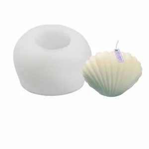 Καλούπι σιλικόνης θαλάσσιο κοχύλι DIY 3D αρωματικό κερί ρητίνη γύψος διακόσμηση εργαλείο