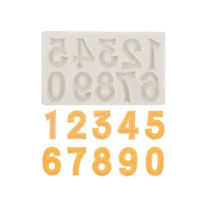 Stampo in silicone numeri fondente torta cottura strumento cioccolato fai da te
