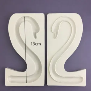 Kreative Schwan Silikonform 3D Tier Fondant Kuchendekoration Werkzeug Flexible Schokolade Backform Küchenbedarf