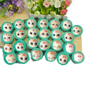 Moule à Gâteau en Silicone Fondant Chocolat Forme Tête Visage Humain Outil de Cuisson Argile DIY