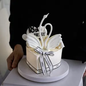 Schwan Silikonform für Kuchendekoration, 15cm Höhe, ideal für 4 Zoll Backkreationen.