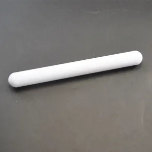 Weißer Kunststoff Nudelholz POM Backwerkzeug kleiner Fondantroller Teigstab 13cm