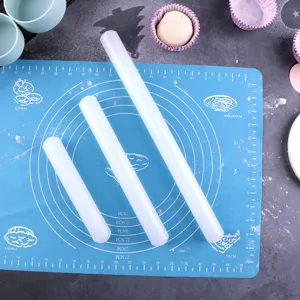 Rouleau à Pâtisserie en Plastique Antiadhésif Outil de Cuisson pour Cuisine