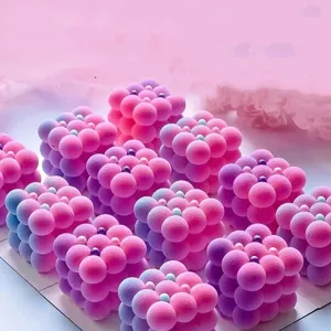 3D Würfel Silikon Kuchenform zum Backen von Mousse und leckeren Desserts Pastete Werkzeug