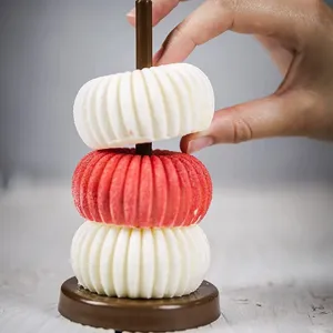 Silicone ring donut mousse cake mold for chocolate ice cream dessert baking kitchen tools