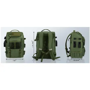 Tactical fishing backpack detailed multi-functional large capacity waterproof outdoor storage bag