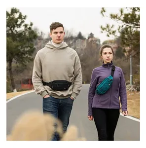 Outdoor casual waist bag for men and women, multi-purpose tactical chest pack for travel.