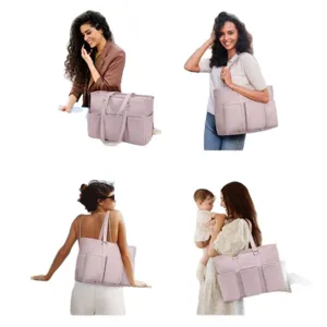 Damentasche Laptoptasche Shopper Handtasche eleganter Business Umhängetasche für Arbeit Büro