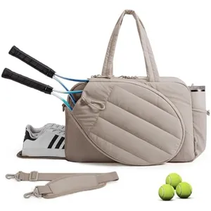 Zaino da Tennis Sportivo Multifunzionale Grande Capacità Borsa Tote da Viaggio Casual Leggero Poliestere Zaino Sportivo