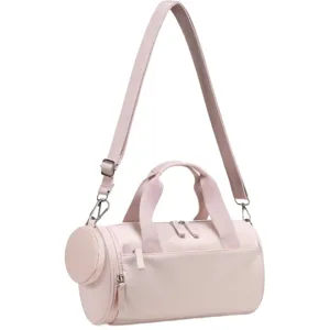Sac de sport cylindrique rose sac de voyage bandoulière grande capacité fitness femme