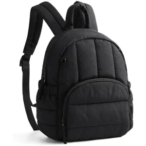 Zaino Trapuntato Impermeabile Minimalista Leggero Viaggio Casual Zainetto in Poliestere per Donna