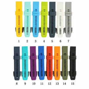 Cinturino di ricambio in silicone per Garmin Fenix, opzioni di colore per cinturini.