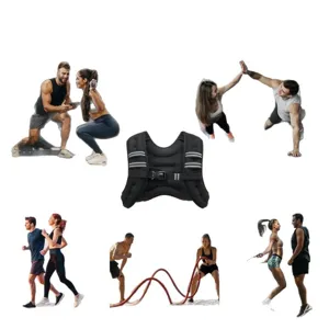 Adjustable weighted vest tactical fitness running training sports equipment main image