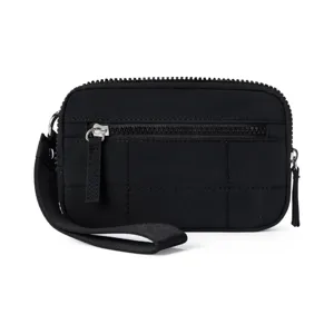 Damen Nylon Plissiert Umhängetasche Wasserdicht Handy Handgelenk Tasche Kleine Quadratische Handtasche Mit Kartenfächern
