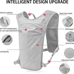 Breathable Running Hydration Backpack Lightweight Cycling Vest Marathon Sports Bag