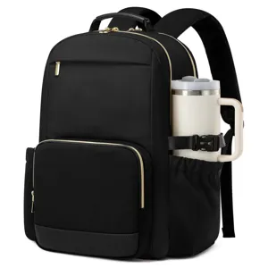 Waterproof Large Capacity Laptop Backpack Travel Business Work School Backpack For Men And Women Casual Polyester Bookbag