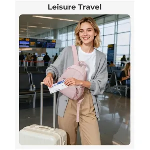 Zaino trapuntato piccolo da donna leggero viaggio tempo libero borsa scolastica elegante mini
